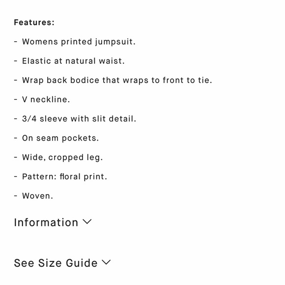 Billabong green floral jumpsuit small twist back - Picture 5 of 7